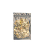 Tamper Evident | Silver Vista Mylar Bags | 5" x 8" - 14g - 1000 Count - Biohazard Inc - Tear Notch - Flower