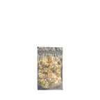 Tamper Evident | Silver Vista Mylar Bags | 4" x 5" - 3.5g - 1000 Count - Biohazard Inc - Tear Notch - Flower