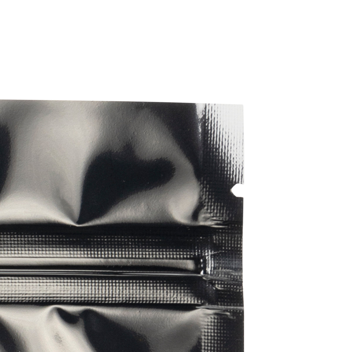 Tamper Evident | Silver Vista Mylar Bags | 6" x 9" - 28g - 1000 Count - Biohazard Inc - Tear Notch