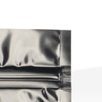 Tamper Evident | Silver Vista Mylar Bags | 14" x 16" - 1lb - 100 Count - Biohazard Inc - No Tear Notch