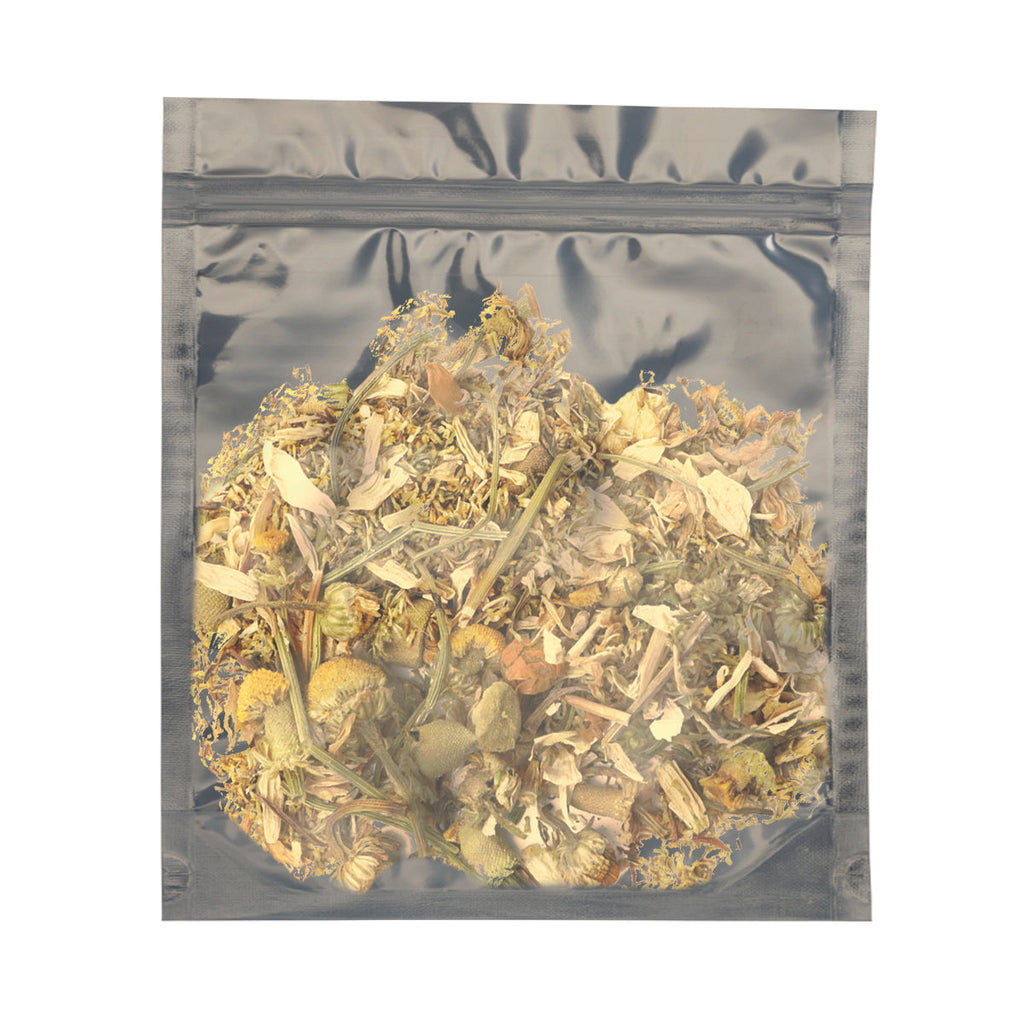 Tamper Evident | Silver Vista Mylar Bags | 14" x 16" - 1lb - 100 Count - Biohazard Inc - No Tear Notch - Flower