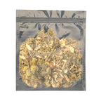 Tamper Evident | Silver Vista Mylar Bags | 14" x 16" - 1lb - 100 Count - Biohazard Inc - No Tear Notch - Flower