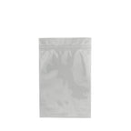 Tamper Evident | Glossy White Vista Mylar Bags | 6" x 9" - 28g - 1000 Count - Biohazard Inc - Tear Notch
