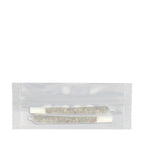 Tamper Evident | Glossy White Mylar Bags for Pre-Roll/Syringe | 6" x 2.7" - 2g - 1000 Count - Biohazard Inc - No Tear Notch - Tear Notch - Pre-Rolls