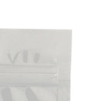 Flexible white mylar pouch for professional packaging applications