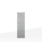 Tamper Evident | Glossy White Mylar Bags for Pre-Roll/Syringe | 2" x 6.75" - 2g - 1000 Count - Biohazard Inc - Tear Notch