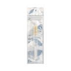 Tamper Evident | Glossy White Mylar Bags for Pre-Roll/Syringe | 2" x 6.75" - 2g - 1000 Count - Biohazard Inc - Tear Notch - Syringe