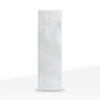 Tamper Evident | Matte White Mylar Bags for Pre-Roll/Syringe - Tear Notch | 2" x 6.75" - 2g - 1000 Count - Biohazard Inc