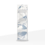 Tamper Evident | Matte White Vista Mylar Bags for - Tear Notch | 2" x 6.75" - 2g - 1000 Count - Biohazard Inc