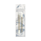 Bulk matte white mylar bags with clear window, vertical slim packaging design