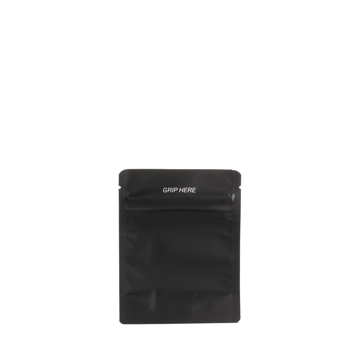 Child Resistant & Tamper Evident | Matte Black Mylar Bags | 4" x 5" - 1/8oz - 1000 Count Child Resistant Mylar Bag Biohazard Inc   