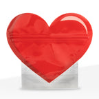 Special Edition | Heart Mylar Bags | 1/8oz - Red - 100 Count - Biohazard Inc