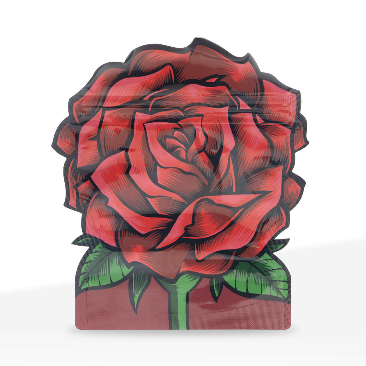 Special Edition | Rose Mylar Bags | 1/8oz - Red - 100 Count - Biohazard Inc