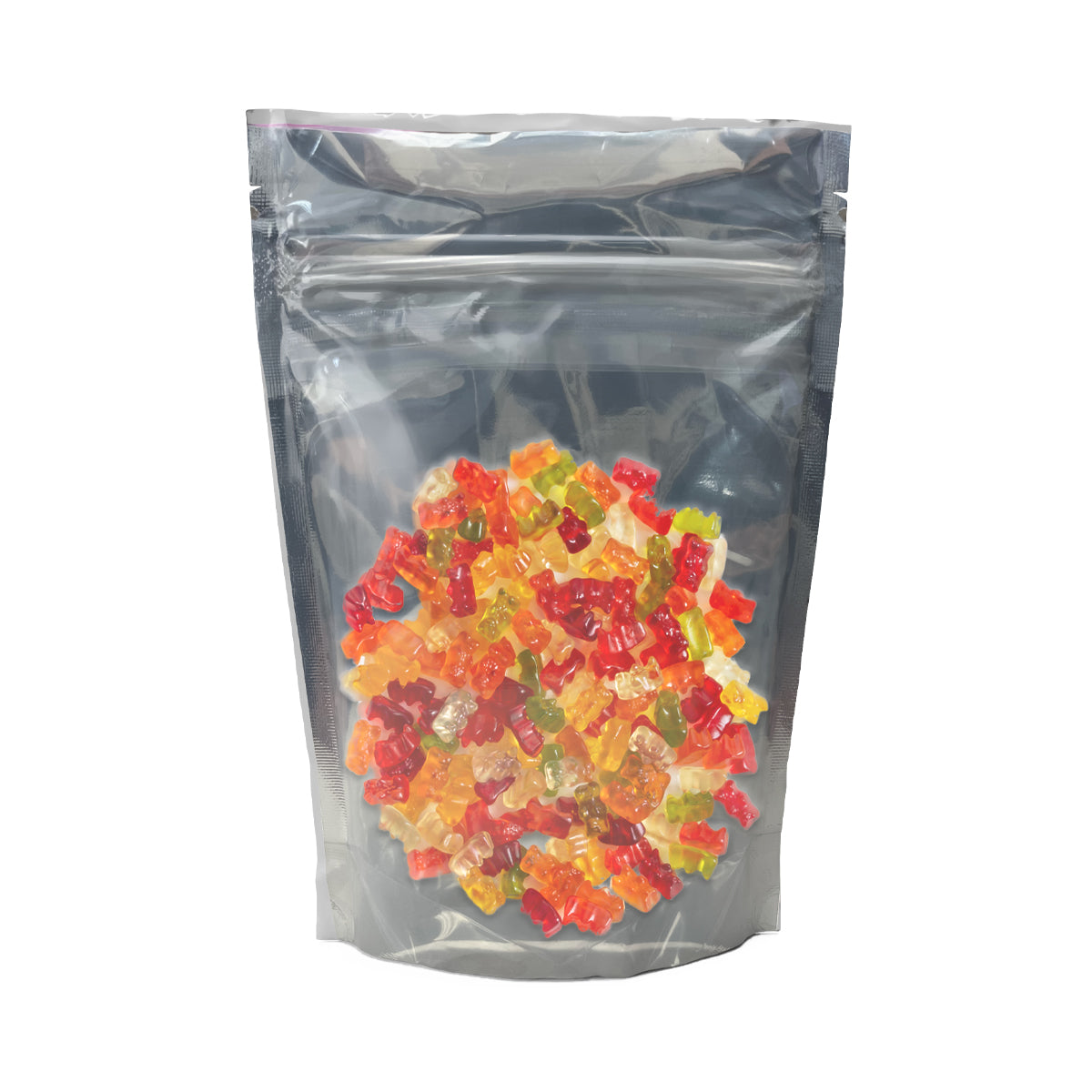 Child Resistant Mylar Bags |  Matte White Vista w/ Tear Notch | 4" x 6.5" - 7g - 500 Count - Biohazard Inc - Tear Notch - Edibles