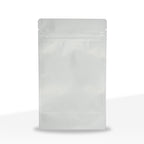 Child-Resistant | Matte Mylar Bags - Tear Notch | 5" x 8" - 14g - 1000 Count - Various Colors - Biohazard Inc - White