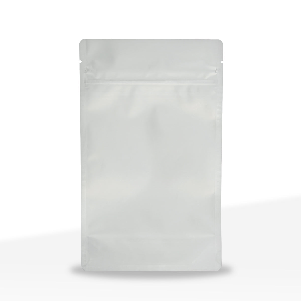 Child-Resistant | Matte Mylar Bags - Tear Notch | 5" x 8" - 14g - 1000 Count - Various Colors - Biohazard Inc - White
