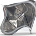 Bulk black mylar child-resistant bags, 1/4 oz size, sold in 1000-count case