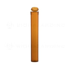 Child Resistant | Pop Top Pre-Roll Plastic Tubes | 116mm - Amber - 1000 Count Child Resistant Joint Tube Biohazard Inc   
