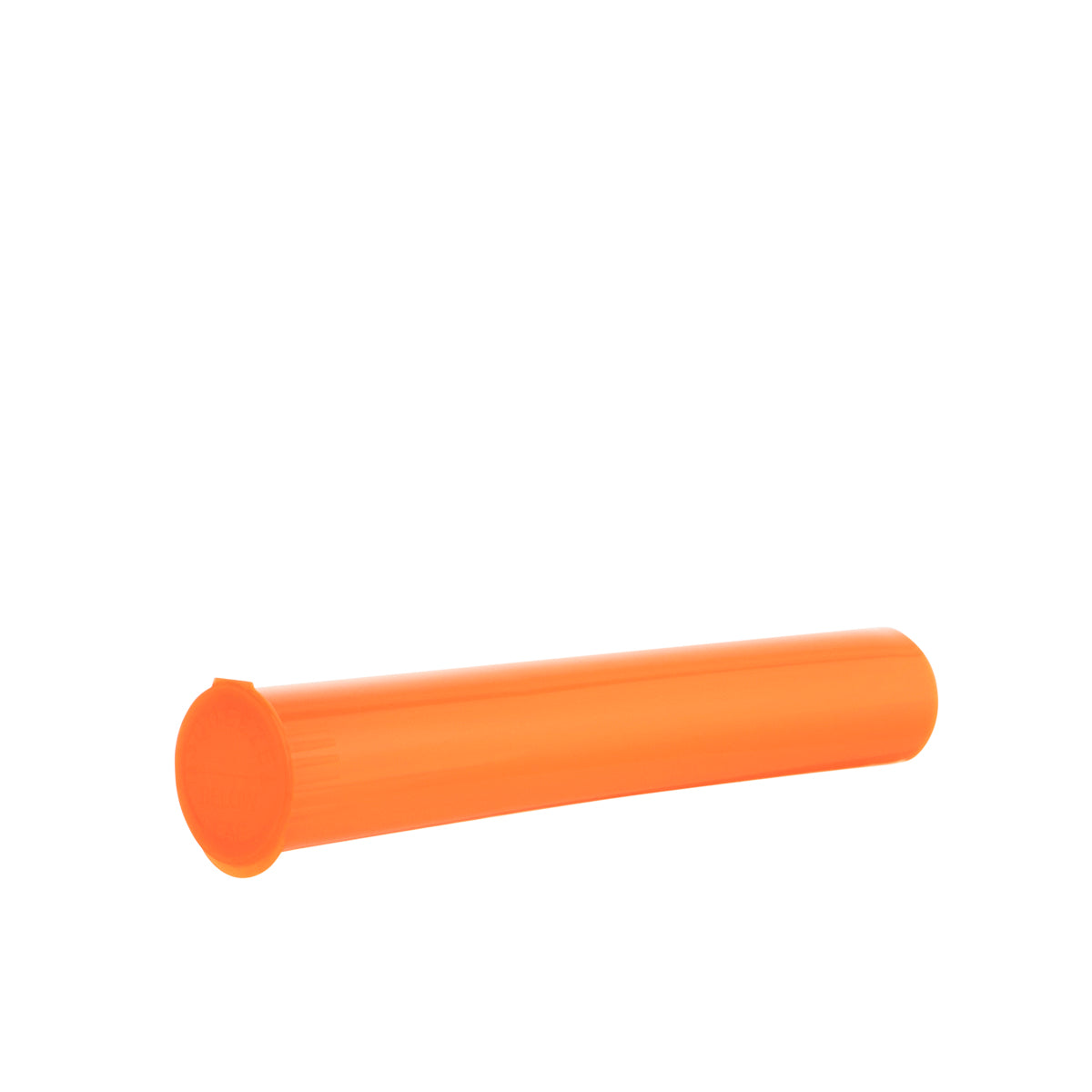 Child Resistant | Pop Top Pre-Roll Plastic Tubes | 116mm - Opaque Orange - 1000 Count - Biohazard Inc