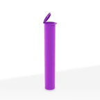 Child-Resistant | Pre-Roll Plastic Tubes | 116mm - Opaque Purple - 1000 Count