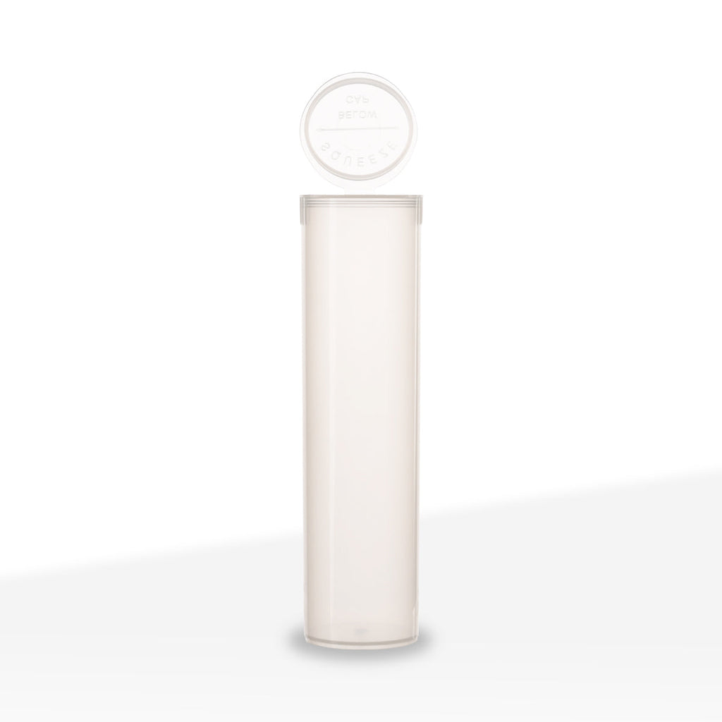 Child-Resistant | Wide Pop Top Pre-Roll Plastic Tubes | 116mm - 200 Count