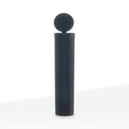 Child Resistant | Pop Top Pre-Roll Plastic Tubes | Extra Large 110mm - Matte Black - 500 Count Child Resistant Joint Tube Biohazard Inc   