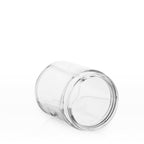 Glass Jar | Straight Sided Glass Jars - Clear | 70mm - 8oz - 24 Count Glass Jar Biohazard Inc   