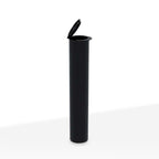 Child-Resistant | Plastic Pre-Roll Tubes | 95mm - Opaque Black - 1000 Count - Biohazard Inc