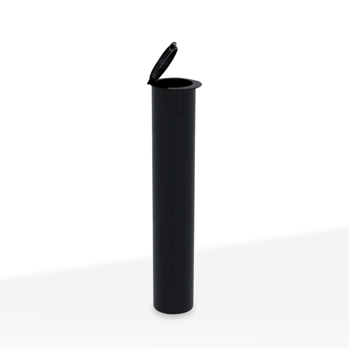 Child-Resistant | Plastic Pre-Roll Tubes | 95mm - Opaque Black - 1000 Count - Biohazard Inc