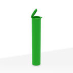Child-Resistant | Plastic Pre-Roll Tubes | 95mm - Opaque Green - 1000 Count - Biohazard Inc