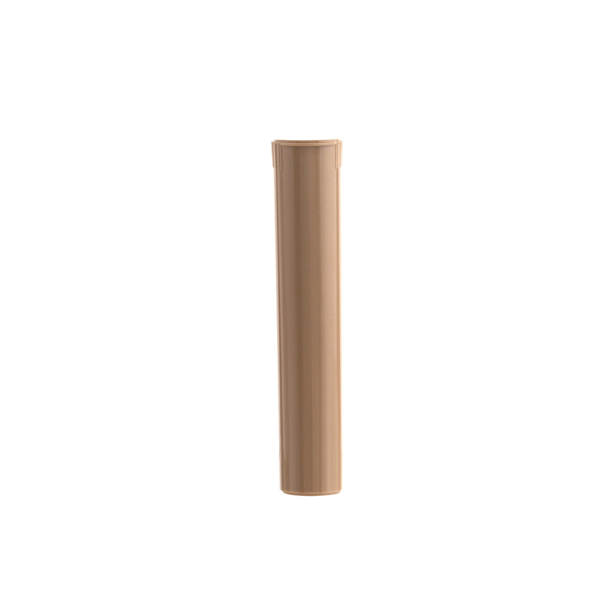 Child Resistant | Pop Top Plastic Pre-Roll Tubes | 95mm - Opaque Kraft - 1000 CT Child Resistant Joint Tube Biohazard Inc 
