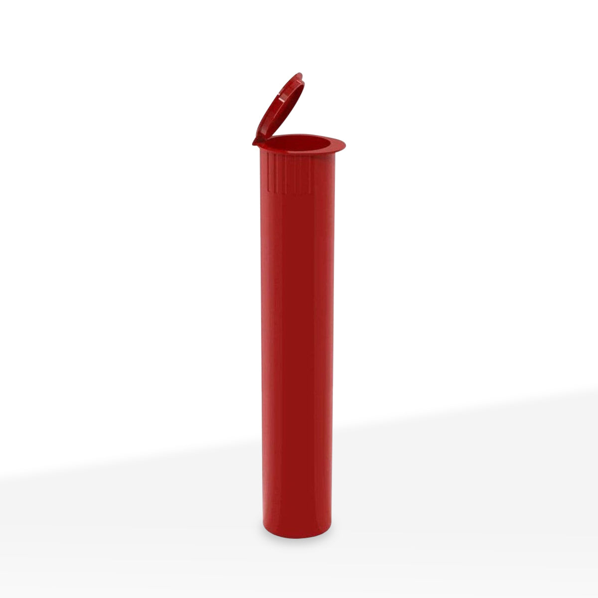 Child-Resistant | Plastic Pre-Roll Tubes | 95mm - Opaque Red - 1000 Count - Biohazard Inc