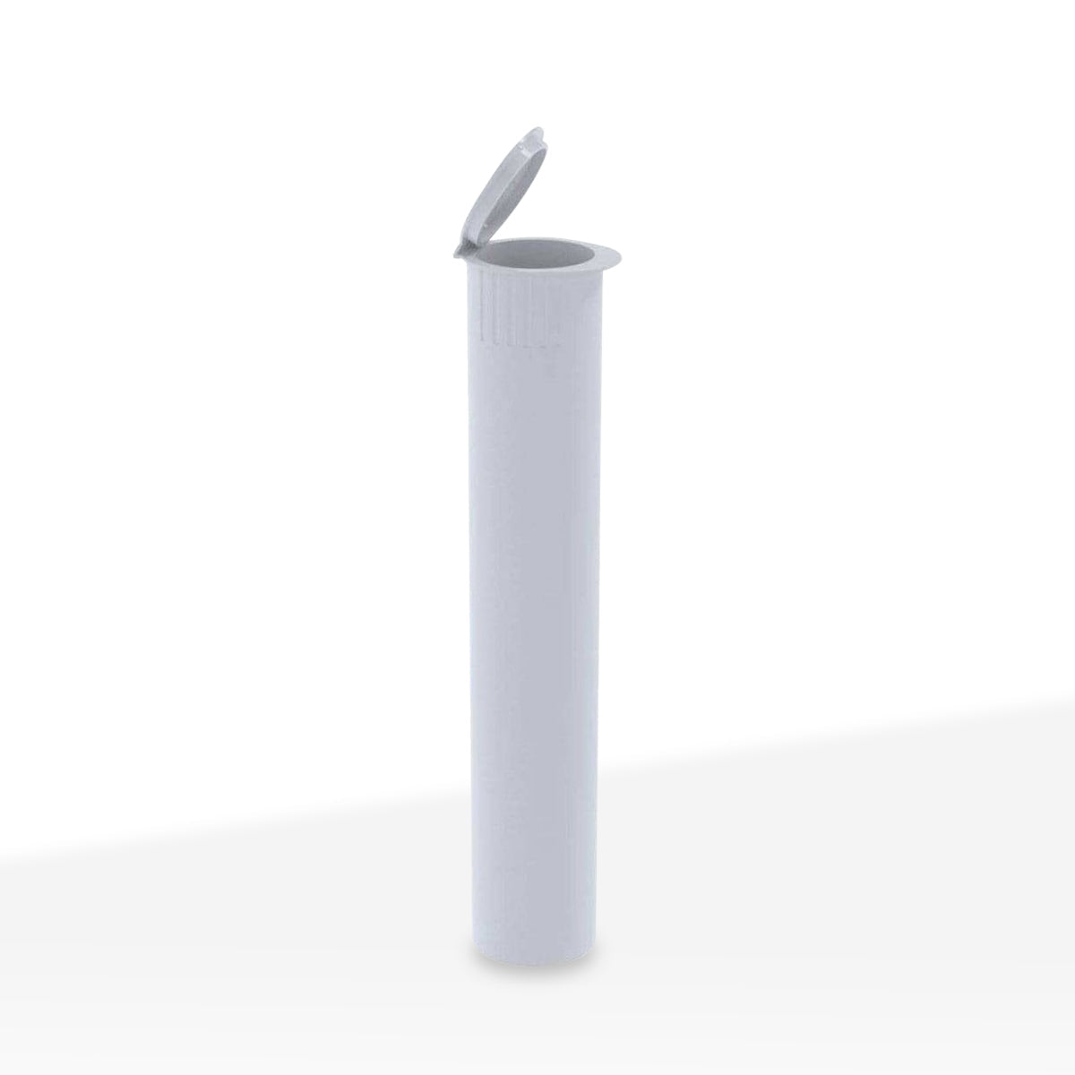Child-Resistant | Plastic Pre-Roll Tubes | 95mm - Opaque White - 1000 Count - Biohazard Inc