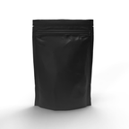 Child Resistant Mylar Bags | Matte Black Vista w/ Tear Notch | 4" x 6.5" - 7g - 500 Count - Biohazard Inc - Tear Notch