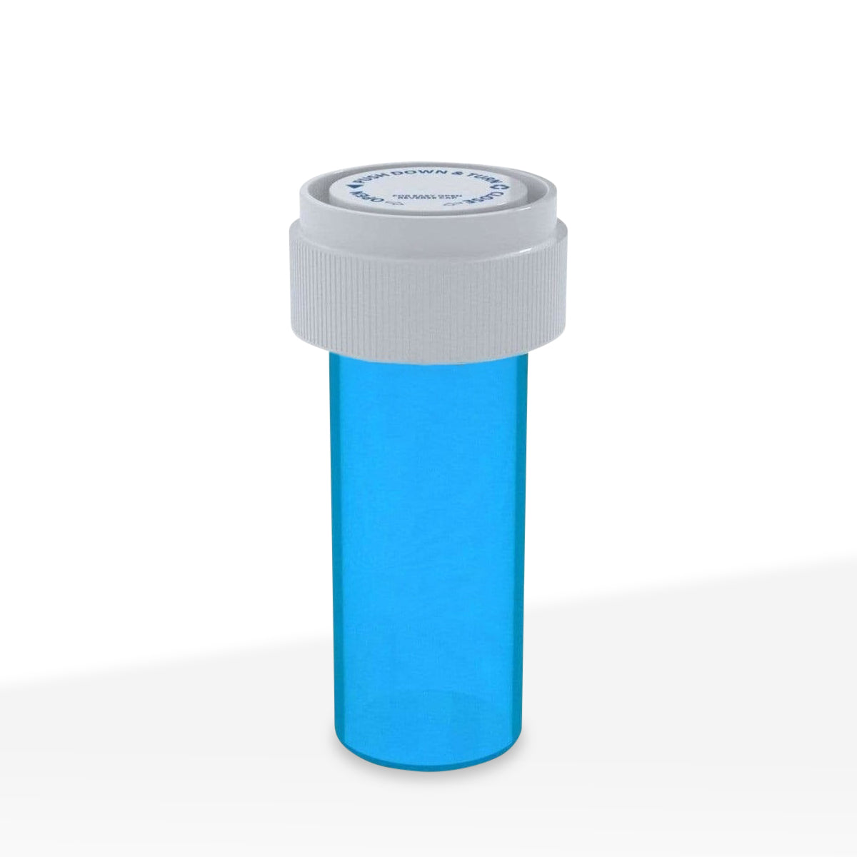 Child Resistant | Translucent Blue Reversible Cap Vials | 8 Dram - 1 Gram - 410 Count