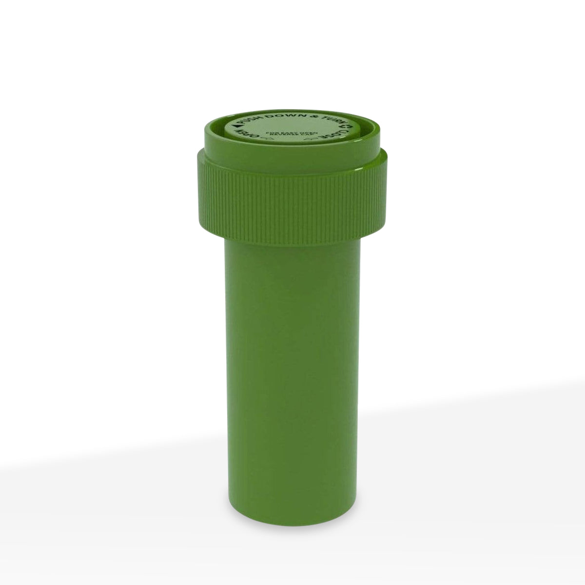 Child Resistant | Opaque Green Reversible Cap Vials | 8 Dram - 1 Gram - 410 Count