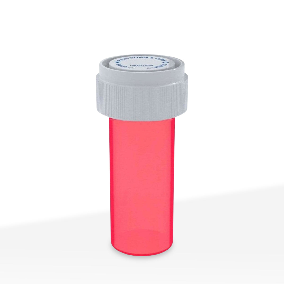 Child Resistant | Translucent Red Reversible Cap Vials | 8 Dram - 1 Gram - 410 Count
