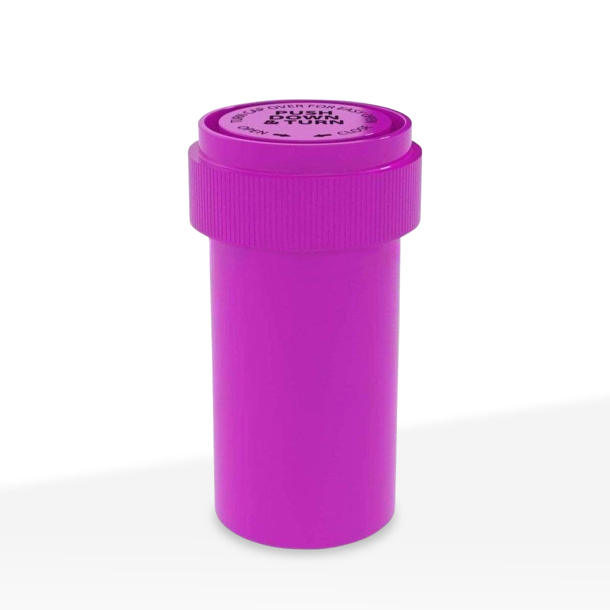 Child Resistant | Opaque Pink Reversible Cap Vials | 13 Dram - 2 Grams - 275 Count