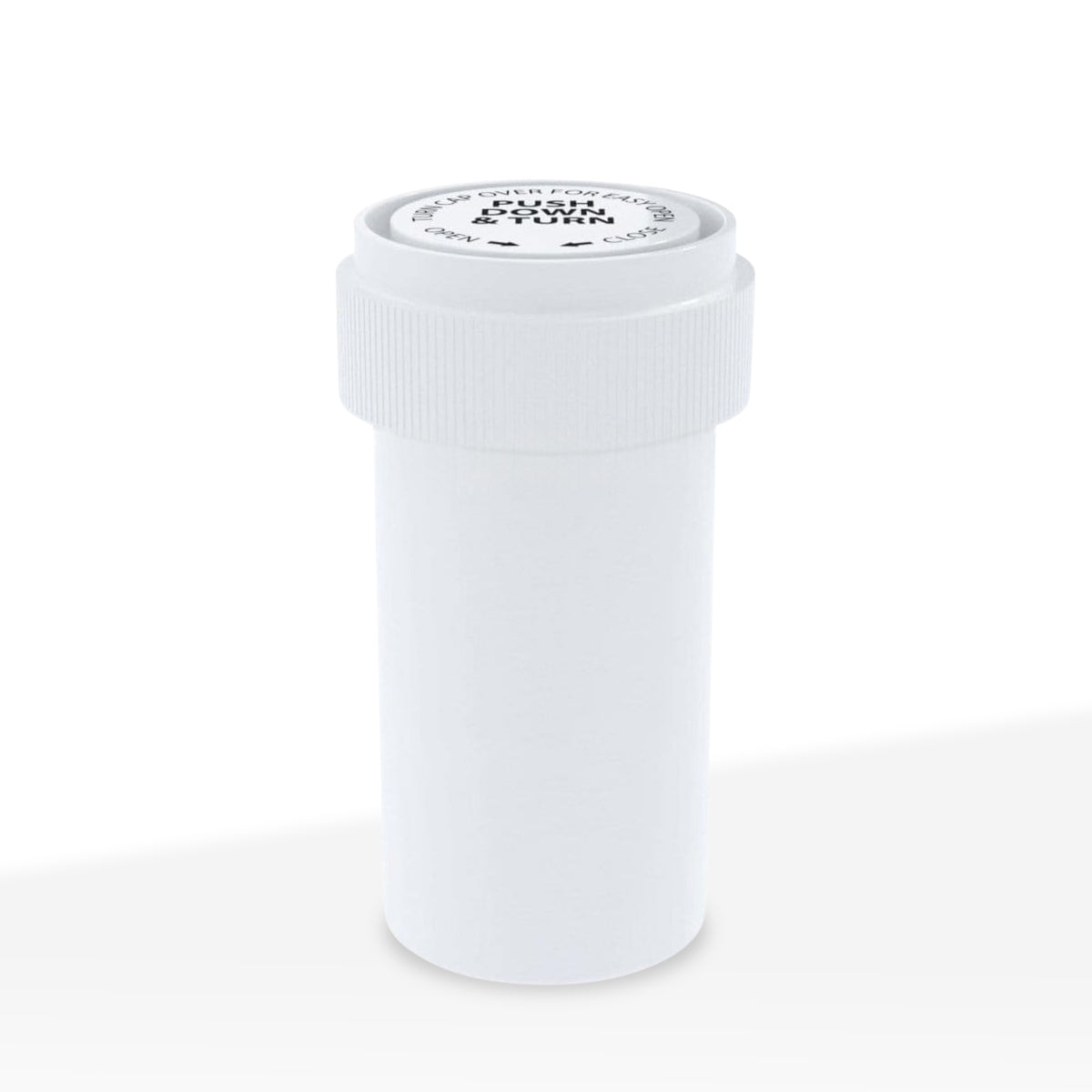 Child Resistant | Opaque White Reversible Cap Vials | 13 Dram - 2 Grams - 275 Count