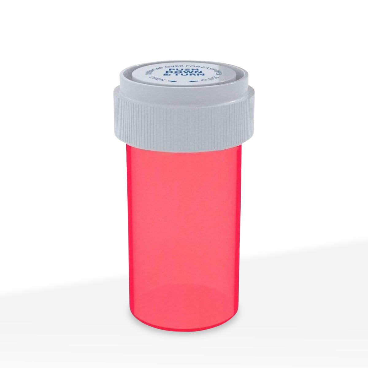 Child Resistant | Translucent Red Reversible Cap Vials | 13 Dram - 2 Grams - 275 Count