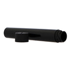 Child Resistant | Push & Turn Vape Cartridge Black Tubes w/ Black Caps | 105mm - 500 Count - Biohazard Inc
