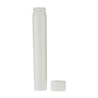 Child Resistant | Push & Turn Vape Cartridge White Tubes w/ White Caps | 105mm - 500 Count - Biohazard Inc